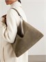 Сумочка-тоут Bevel среднего размера из текстурированной замши TOTEME, коричневый 47345177