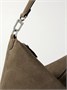 Сумочка-тоут Bevel среднего размера из текстурированной замши TOTEME, коричневый 47345177