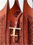 Сумка на плечо из рафии Timeless с кожаной отделкой TOD'S, красный 47345813