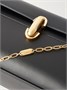 Кожаная сумка на плечо Chain Symmetry Pochette Savette, черный 47346570