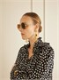 Культовые круглые солнцезащитные очки золотистого цвета Chloé Eyewear, золотой 47348568