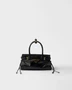 Мини-сумочка Prada Bonnie из кожи, черный 47349936