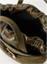 Мини-сумка через плечо из замши Shuffle BALMAIN, хаки 47351197