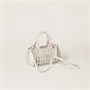 Кожаная корзина MIU MIU, белый 47368288