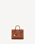 SAC DE JOUR из кожи с тиснением под крокодила - NANO SAINT LAURENT, коричневый 47374549