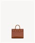 SAC DE JOUR из кожи с тиснением под крокодила - NANO SAINT LAURENT, коричневый 47374549
