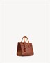SAC DE JOUR из кожи с тиснением под крокодила - NANO SAINT LAURENT, коричневый 47374549