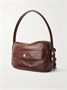 Кожаная сумка через плечо Camero Party Acne Studios, коричневый 47375856