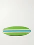 Клатч "Surfboard" из полосатой кожи STAUD, зеленый 47323788