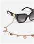 Солнцезащитные очки Devotion DOLCE & GABBANA, черный 47343353