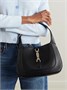 Кожаная сумка на плечо Jackie 1961 GUCCI, черный 47344716