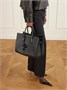 Сумка через плечо из фактурной кожи SAINT LAURENT, черный 47345144