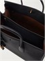 Сумка через плечо из фактурной кожи SAINT LAURENT, черный 47345144