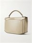 Наплечная сумка из гладкой кожи TOTEME, бежевый 47350963