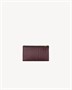 Карточница с клапаном CASSANDRE FRAGMENTS из кожи GRAIN DE POUDRE SAINT LAURENT, бордовый 47362626