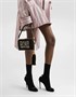 Сумка Dolce box из сатина и ламинированной кожи айерс DOLCE & GABBANA, мультицвет 47362826
