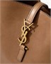Гибкая миниатюрная сумка LE 5 À 7 из кожи SAINT LAURENT, коричневый 47373923
