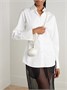 Клатч Egg Dumpling из акрила с отделкой из кожи и искусственным жемчугом Simone Rocha, бежевый 47323807