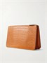 Клатч Threefold из кожи под крокодила TOTEME, оранжевый 47324418