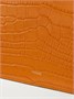 Клатч Threefold из кожи под крокодила TOTEME, оранжевый 47324418