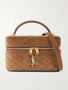 Мини-сумка через плечо Gaby Vanity из стеганой замши SAINT LAURENT, коричневый 47344606