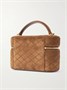 Мини-сумка через плечо Gaby Vanity из стеганой замши SAINT LAURENT, коричневый 47344606