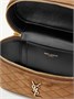 Мини-сумка через плечо Gaby Vanity из стеганой замши SAINT LAURENT, коричневый 47344606