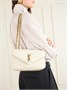 Маленькая сумка на плечо Loulou из стеганой кожи SAINT LAURENT, белый 47345674