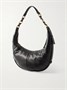 Кожаная сумка через плечо Saharienne SAINT LAURENT, черный 47346022