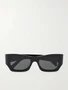 Квадратные солнцезащитные очки из ацетата CELINE EYEWEAR, черный 47348919