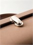 Сатчел из атласа Symmetry Pochette Savette, коричневый 47352397