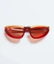 Солнцезащитные очки BOTTEGA VENETA Prisma Cat Eye, красный 47360484