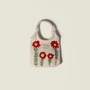 Сумка из хлопка с вышивкой Ivy MIU MIU, белый 47373851