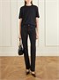 Кожаная сумка-хобо Hortense SAINT LAURENT, черный 47374159