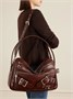 Кожаная сумка через плечо Camero Camera Acne Studios, коричневый 47374913