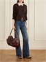 Кожаная сумка через плечо Camero Camera Acne Studios, коричневый 47374913