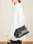 Плетеная кожаная сумка через плечо TOD'S, черный 47323770