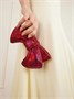 Клатч Bow Just for You под золото, украшенный кристаллами JUDITH LEIBER COUTURE, красный 47323800