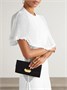 Приглашение, маленький атласный клатч Lanvin, черный 47324043