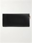 Атласный клатч SAINT LAURENT, черный 47324048