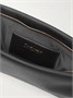 Атласный клатч SAINT LAURENT, черный 47324048