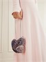 Кладь-бабочка, украшенная кристаллами, серебристого цвета JUDITH LEIBER COUTURE, фиолетовый 47324359