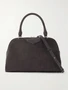 Givenchy Antigona East-West средняя замшевая сумка-тоут, коричневый 47338586