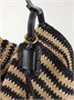Сумка-тоут Tampa из рафии ISABEL MARANT, черный 47338703