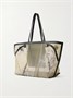 Сумка Days Carryall из сетки с принтом и отделкой кожей Proenza Schouler, прозрачный 47339203