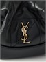 Сумка-ведро Jamie из стеганой кожи SAINT LAURENT, черный 47344279