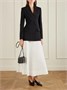 Кожаная сумка через плечо Tangle JIL SANDER, черный 47344697