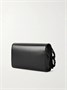 Кожаная сумка через плечо Tangle JIL SANDER, черный 47344697