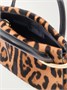 Сумка на плечо Pinch Mini со вставками из телячьей кожи с леопардовым принтом Givenchy, коричневый 47345050