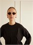 Солнцезащитные очки Panthère de Cartier овальной формы с золотистой оправой Cartier Eyewear, золотой 47348539